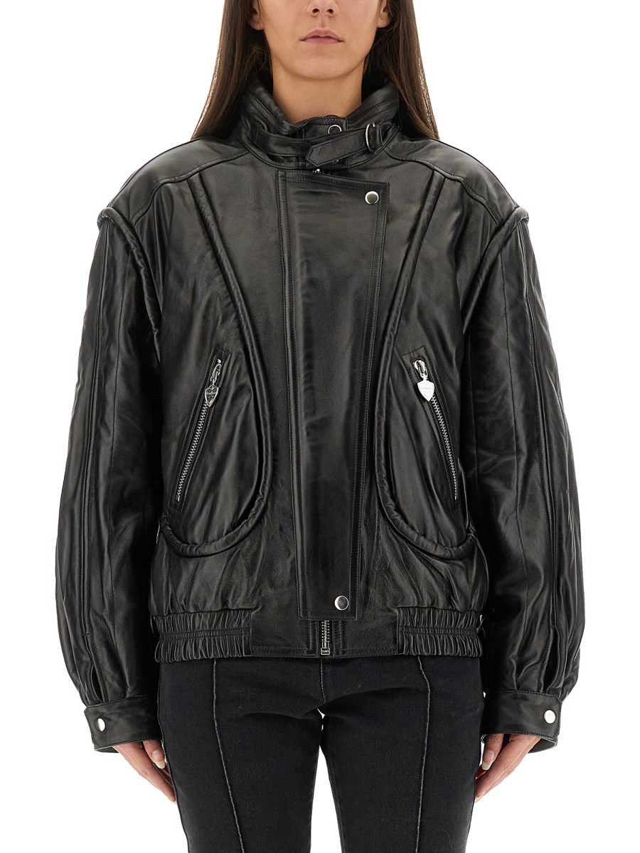 GIACCA CAROLE IN PELLE