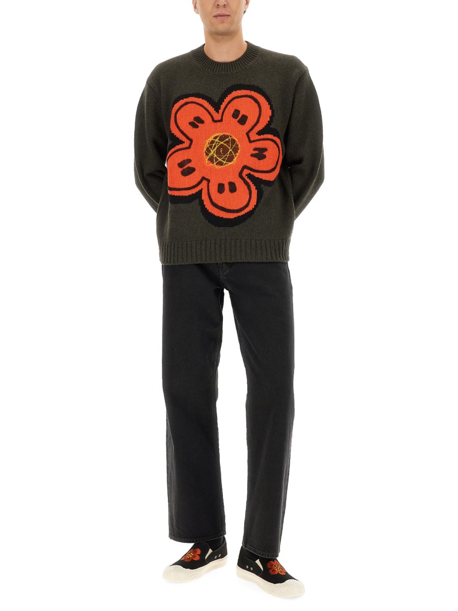 MAGLIONE CON BOKE FLOWER