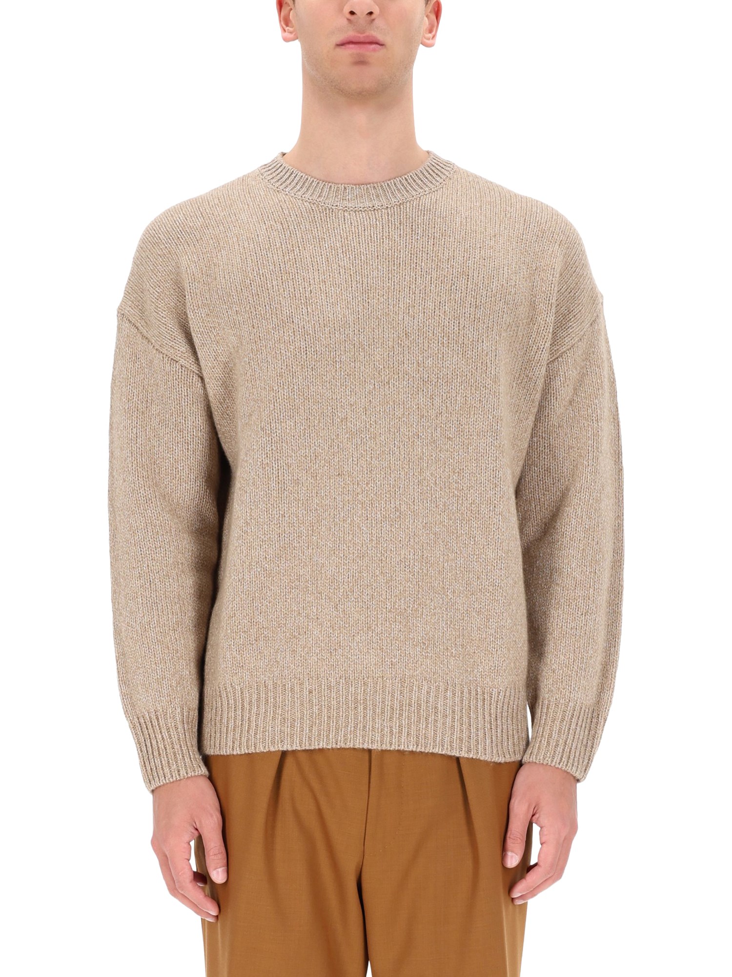 boss camel cashmere sweatshirt