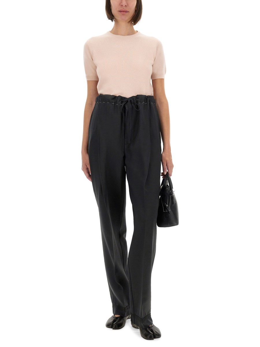 T-SHIRT GIROCOLLO IN LANA 