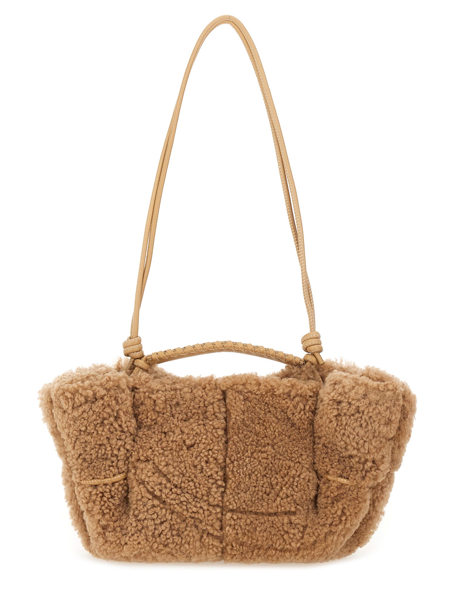 Hereu "arta Curly" Mini Bag In Sand
