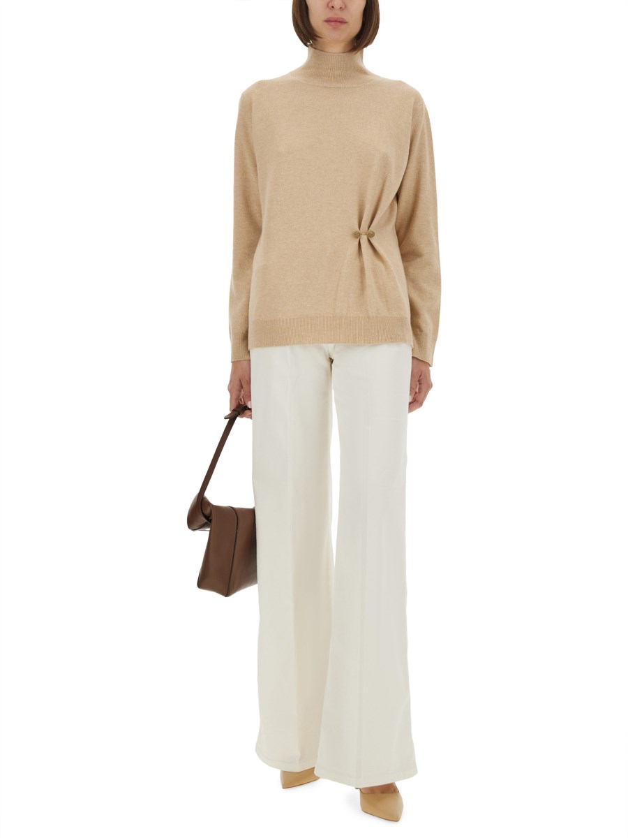 MAGLIA IN LANA, SETA E CASHMERE