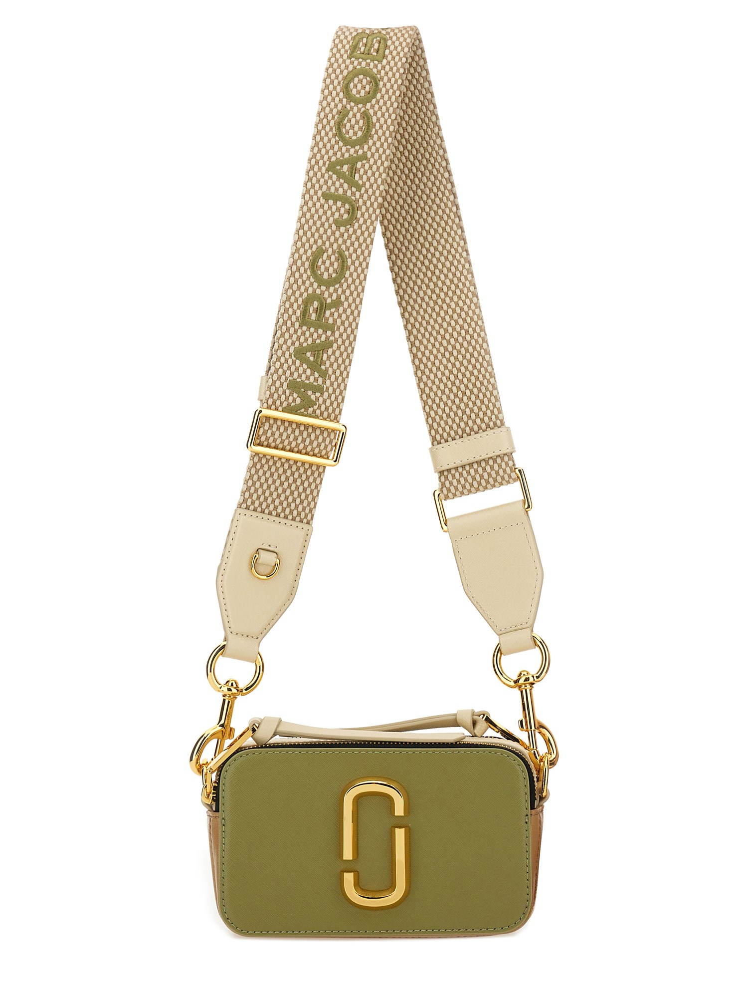 Marc Jacobs Block Design Gold-tone Hardware Cross-body