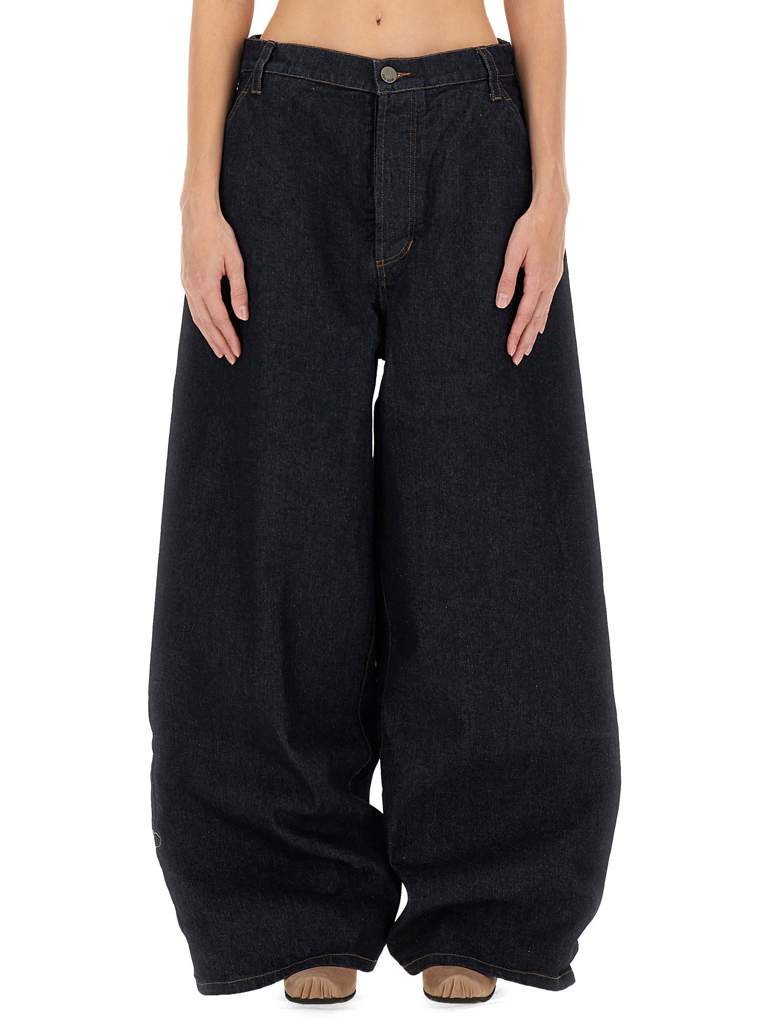 uma wang denim "pod" pants