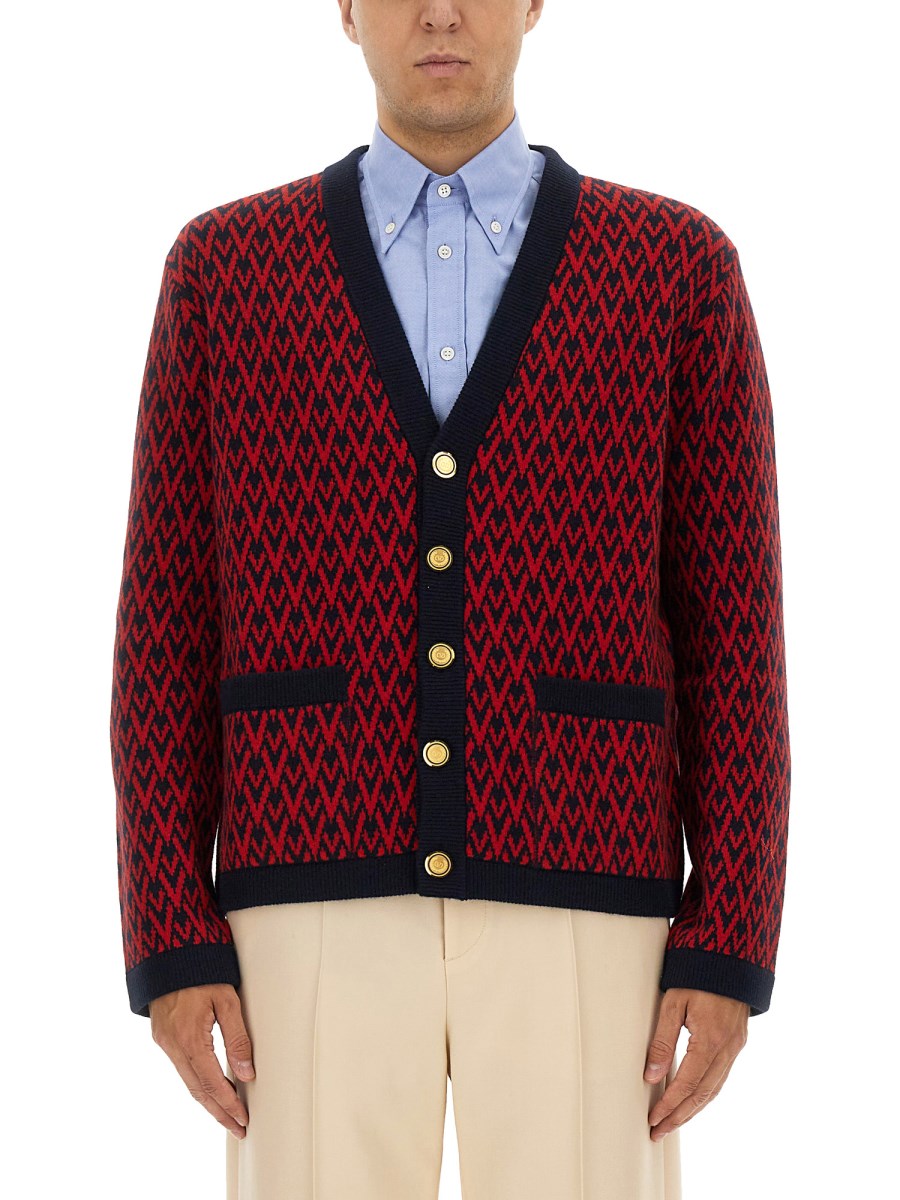 CARDIGAN CON MOTIVO TOUTE LA V