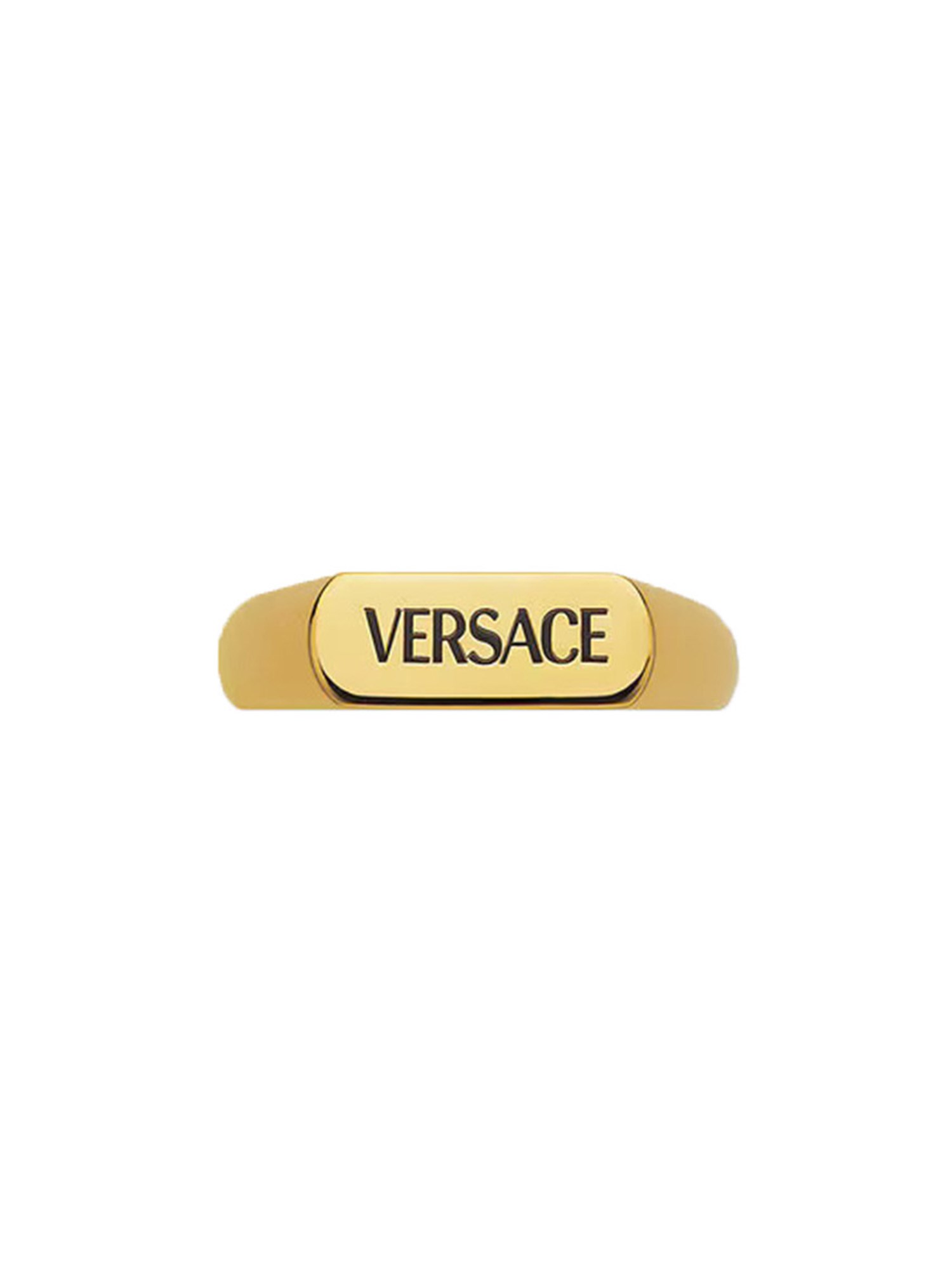 Versace logo ring - versace - Modalova