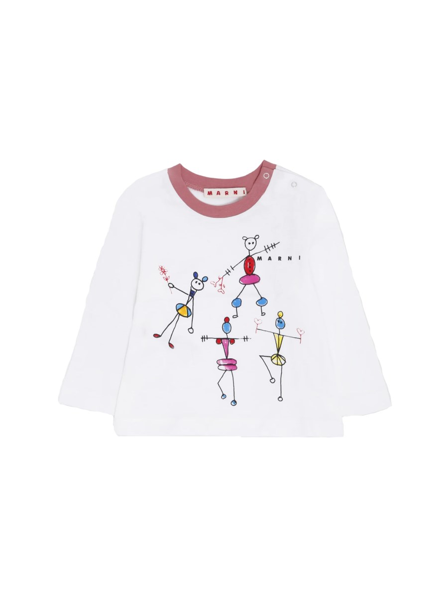 T-SHIRT CON LOGO STILIZZATO