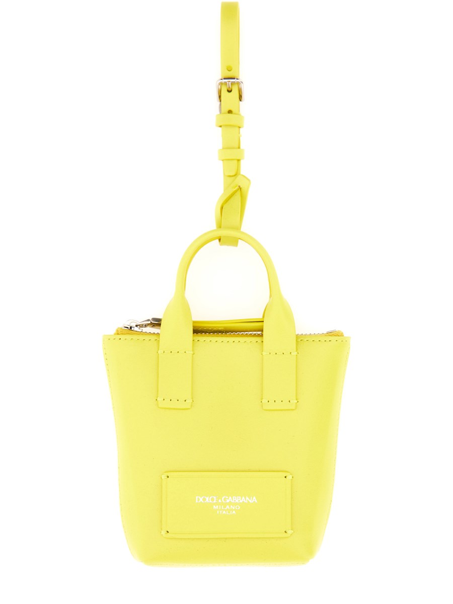 CHARM MINIBAG IN PELLE