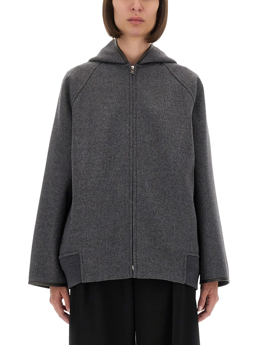GIACCA IN LANA CON ZIP
