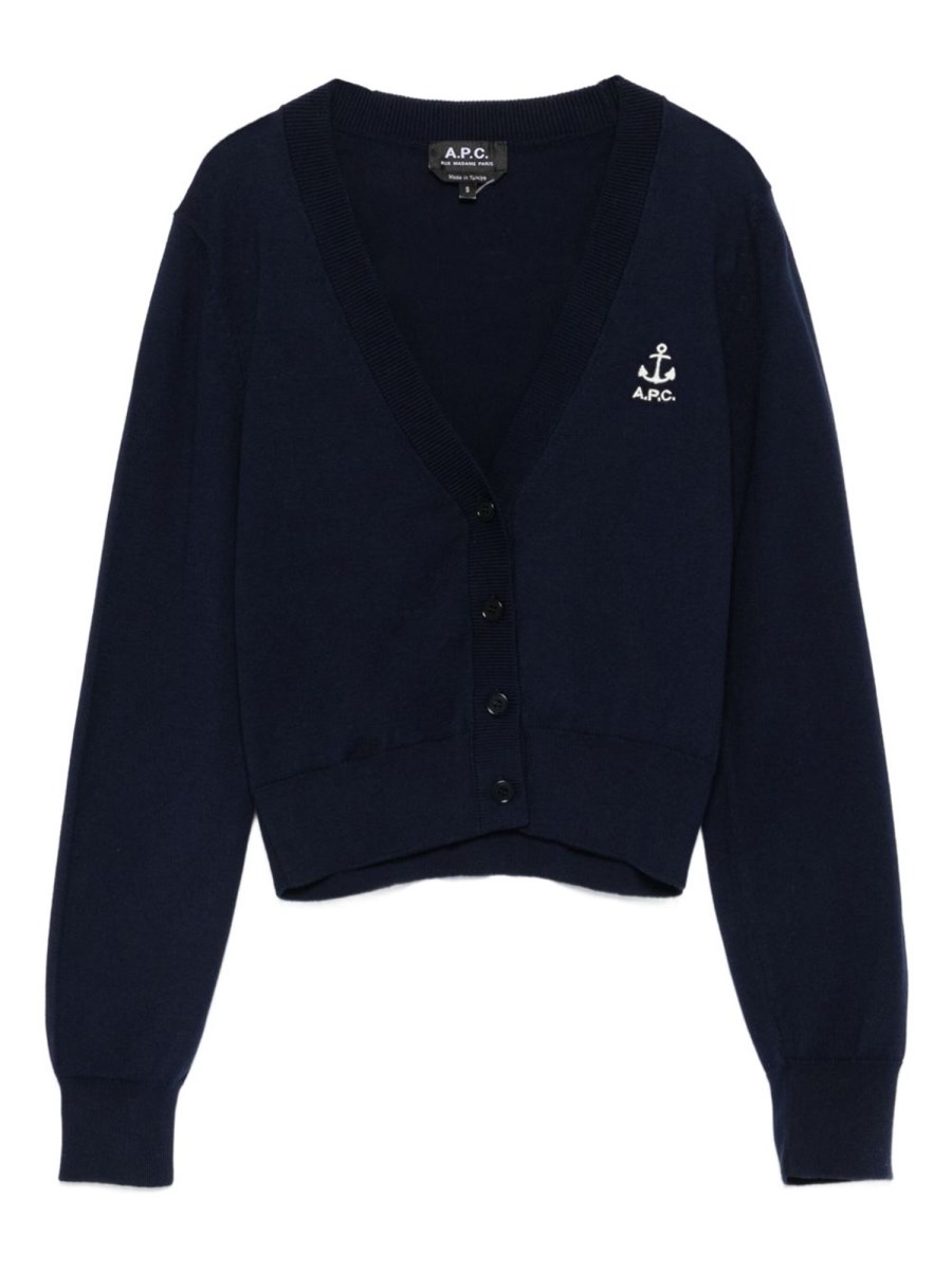 CARDIGAN CON LOGO RICAMATO