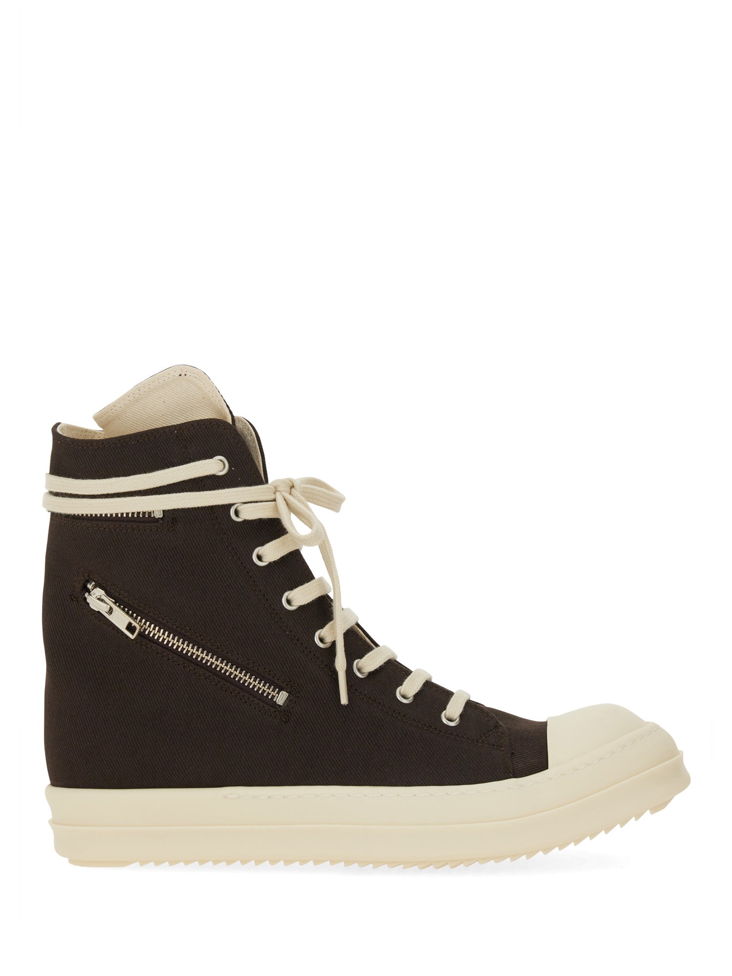 Rick Owens Drkshdw "concordians Cargo Sneaks" Sneaker In Gray