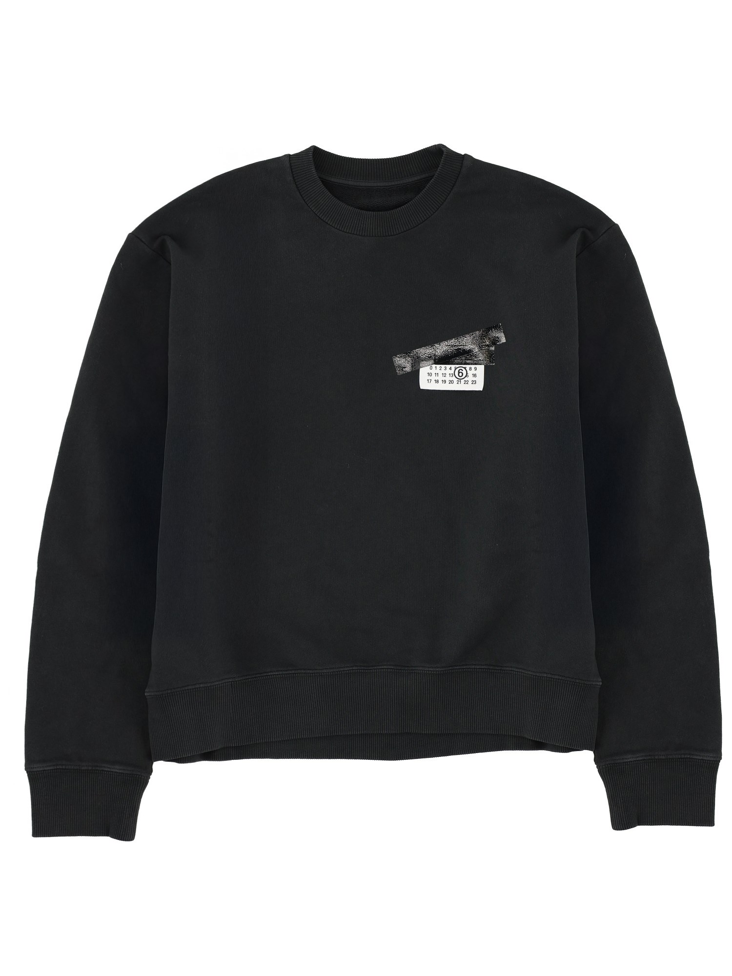 Mm6 Maison Margiela Sweatshirt With Logo In Black