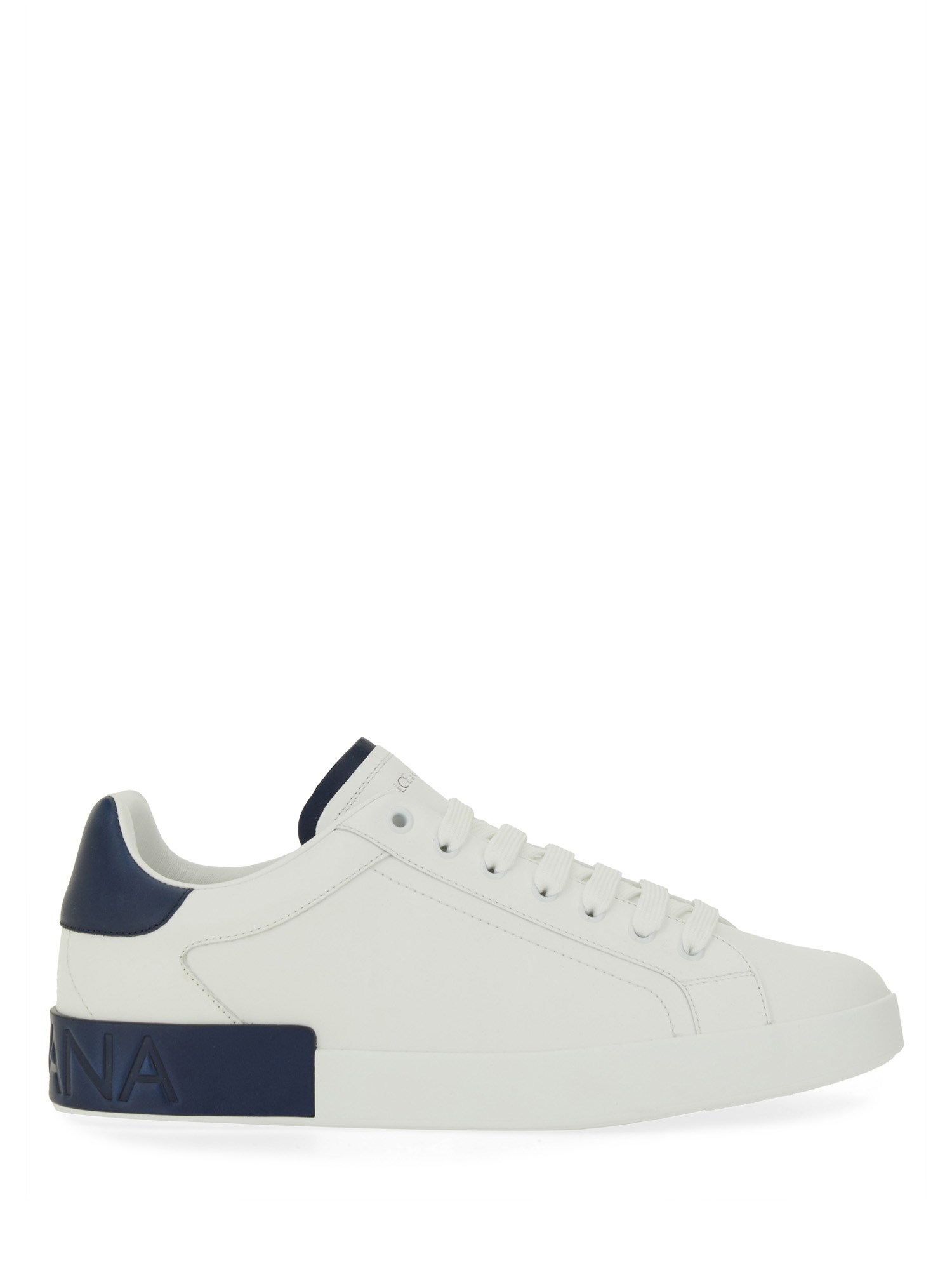 Dolce & Gabbana White Sneakers With Minimalist Design And Cushioned Sole In White