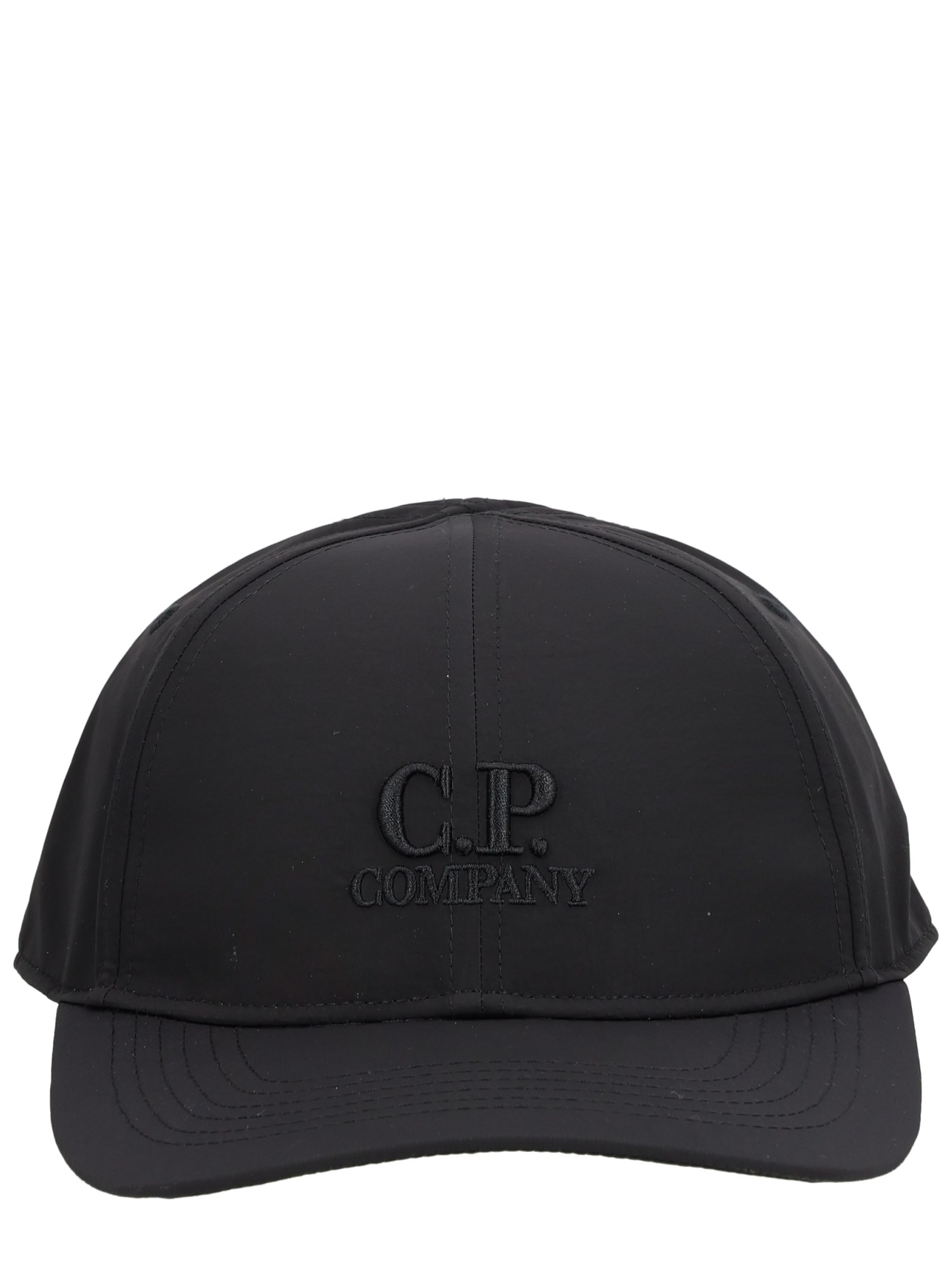 C.p. Company "chrome-r" Baseball Cap In Black