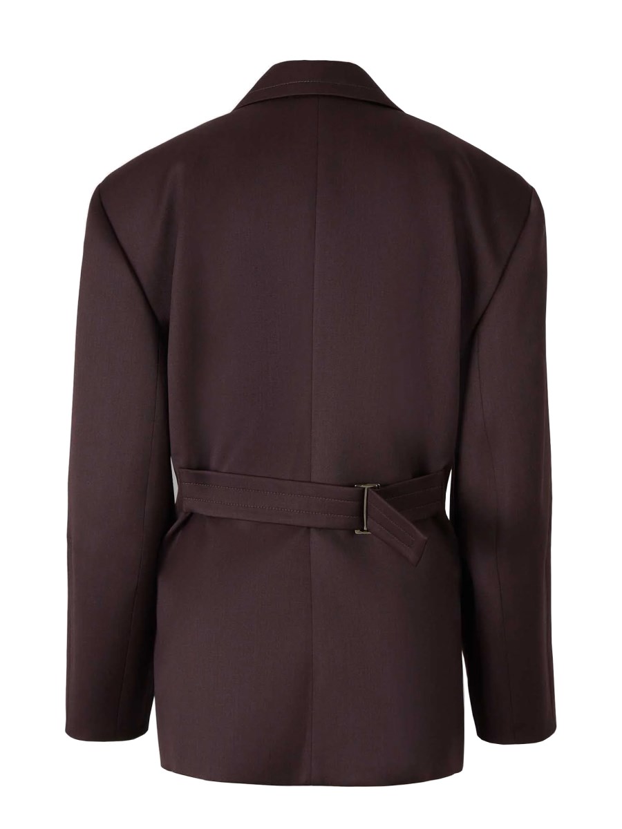 BLAZER DRITTO IN LANA