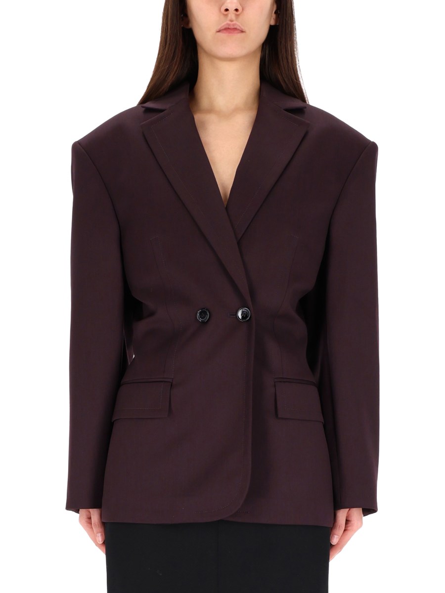 BLAZER DRITTO IN LANA