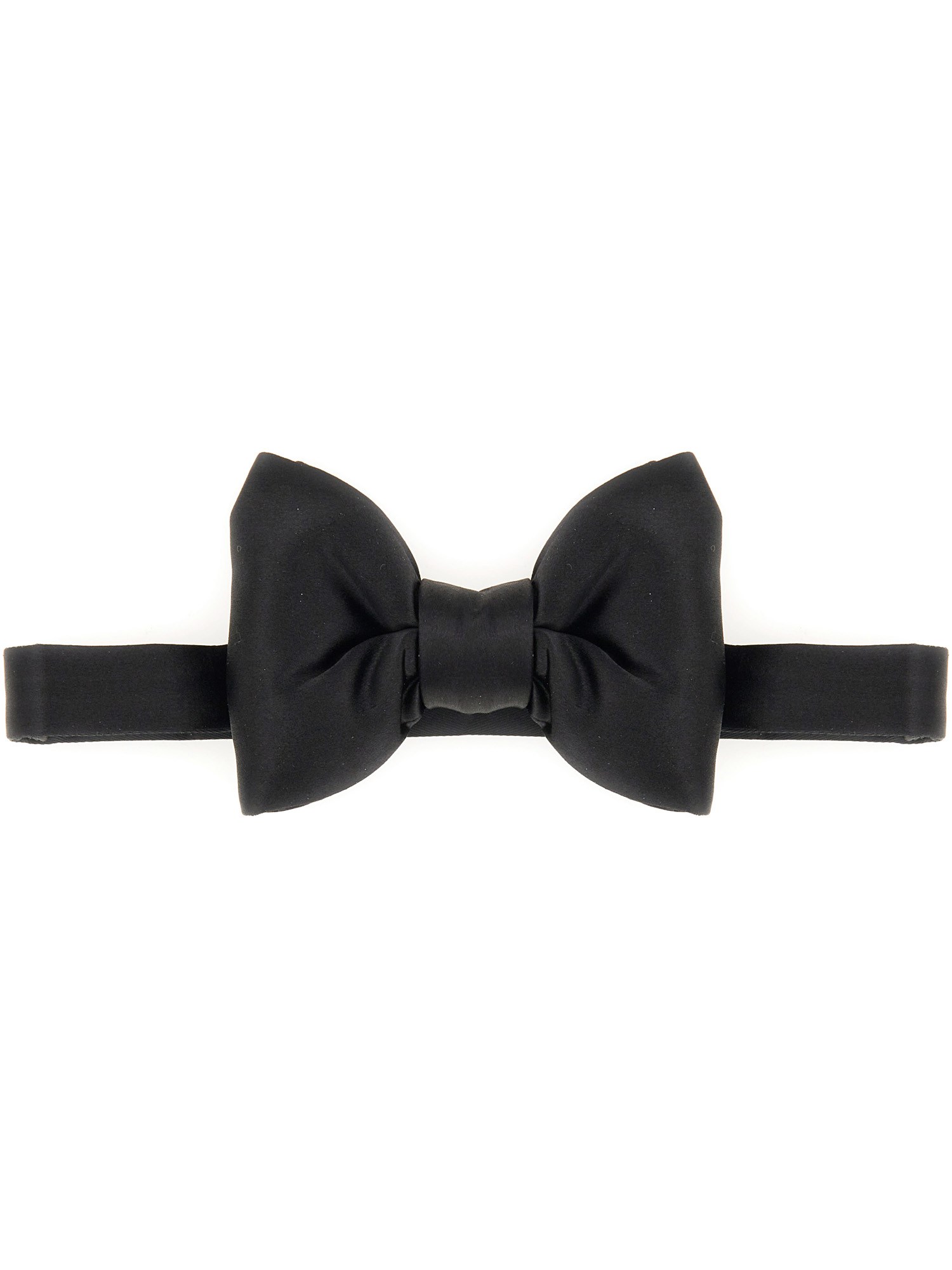 Tom Ford Satin Bow Tie In Black