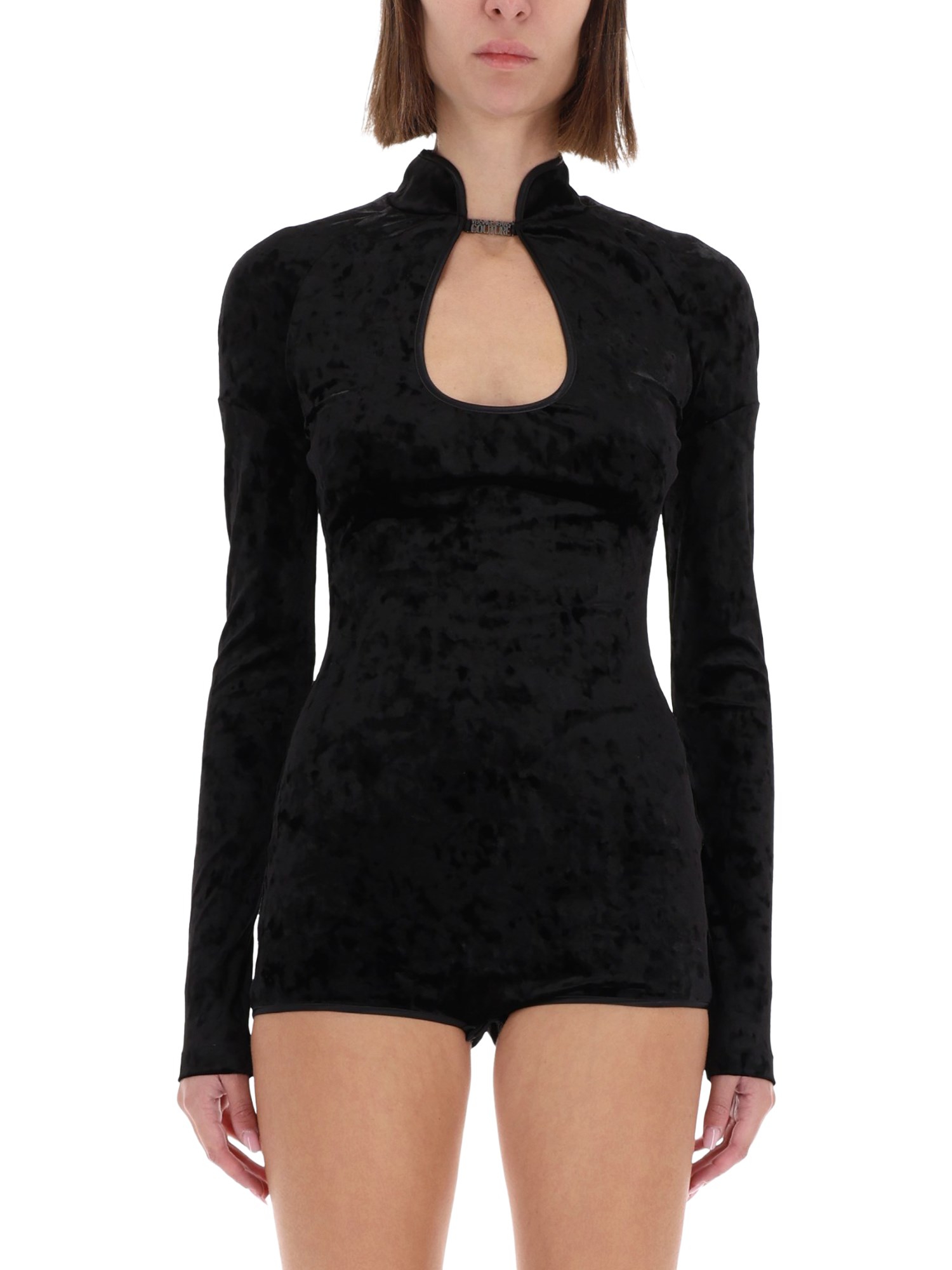 versace jeans couture velvety top body