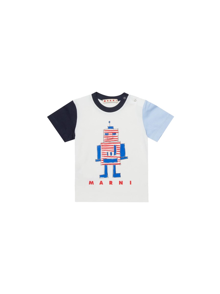 T-SHIRT CON LOGO ROBOT
