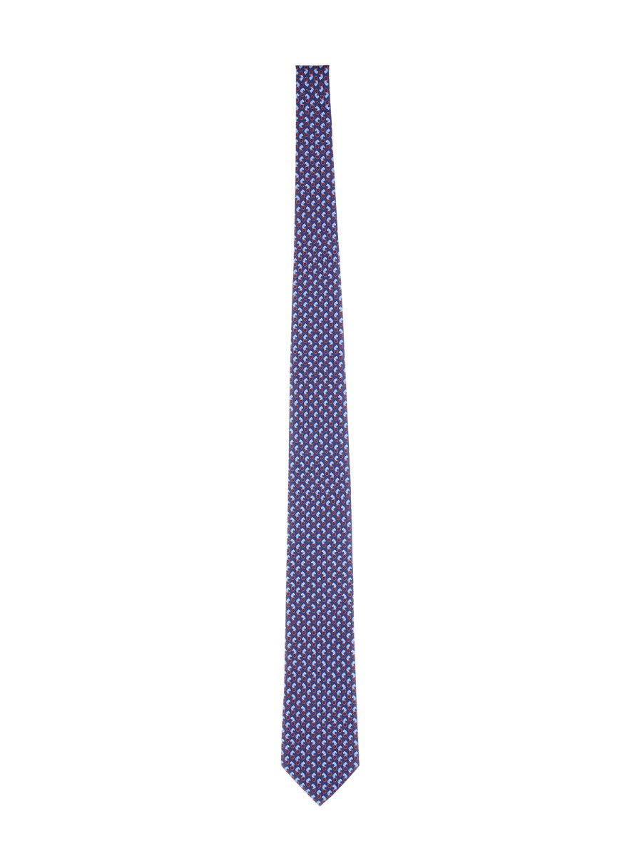CRAVATTA STAMPA FELINO