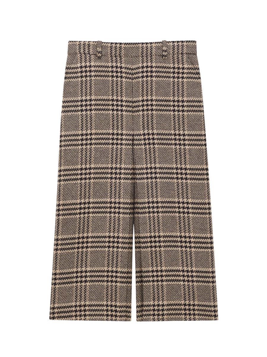 GONNA PANTALONE IN SETA E CASHMERE