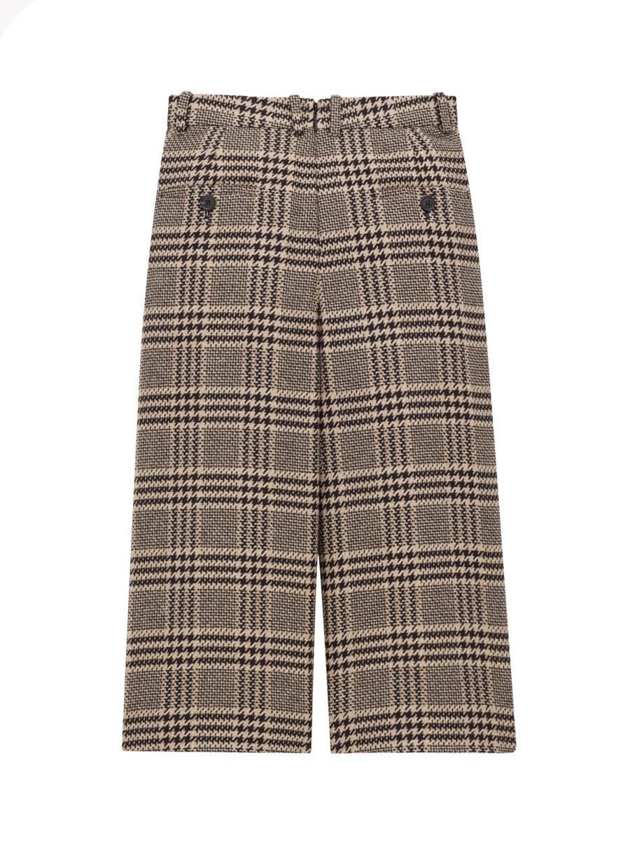 GONNA PANTALONE IN SETA E CASHMERE