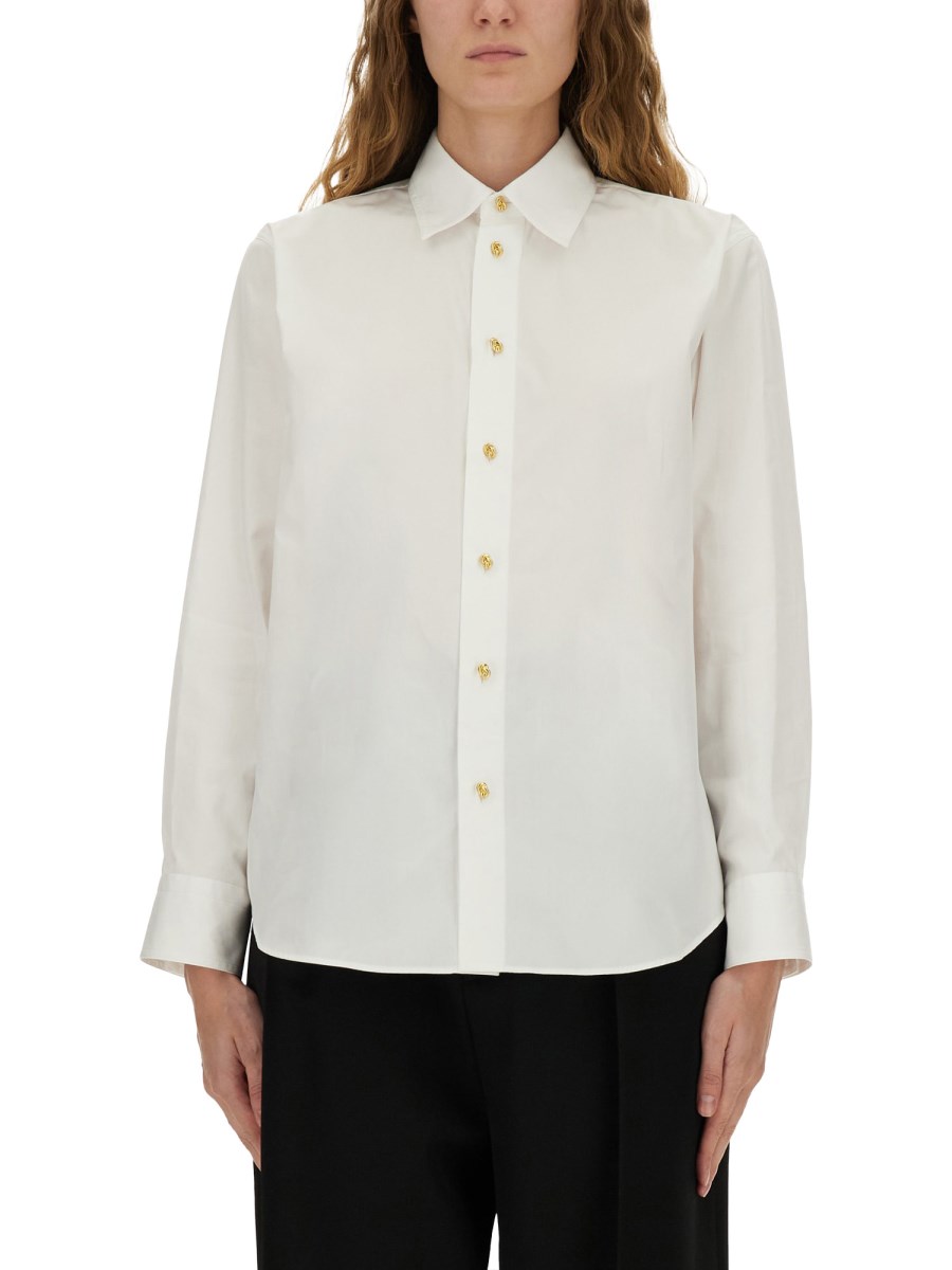 CAMICIA IN POPELINE DI COTONE