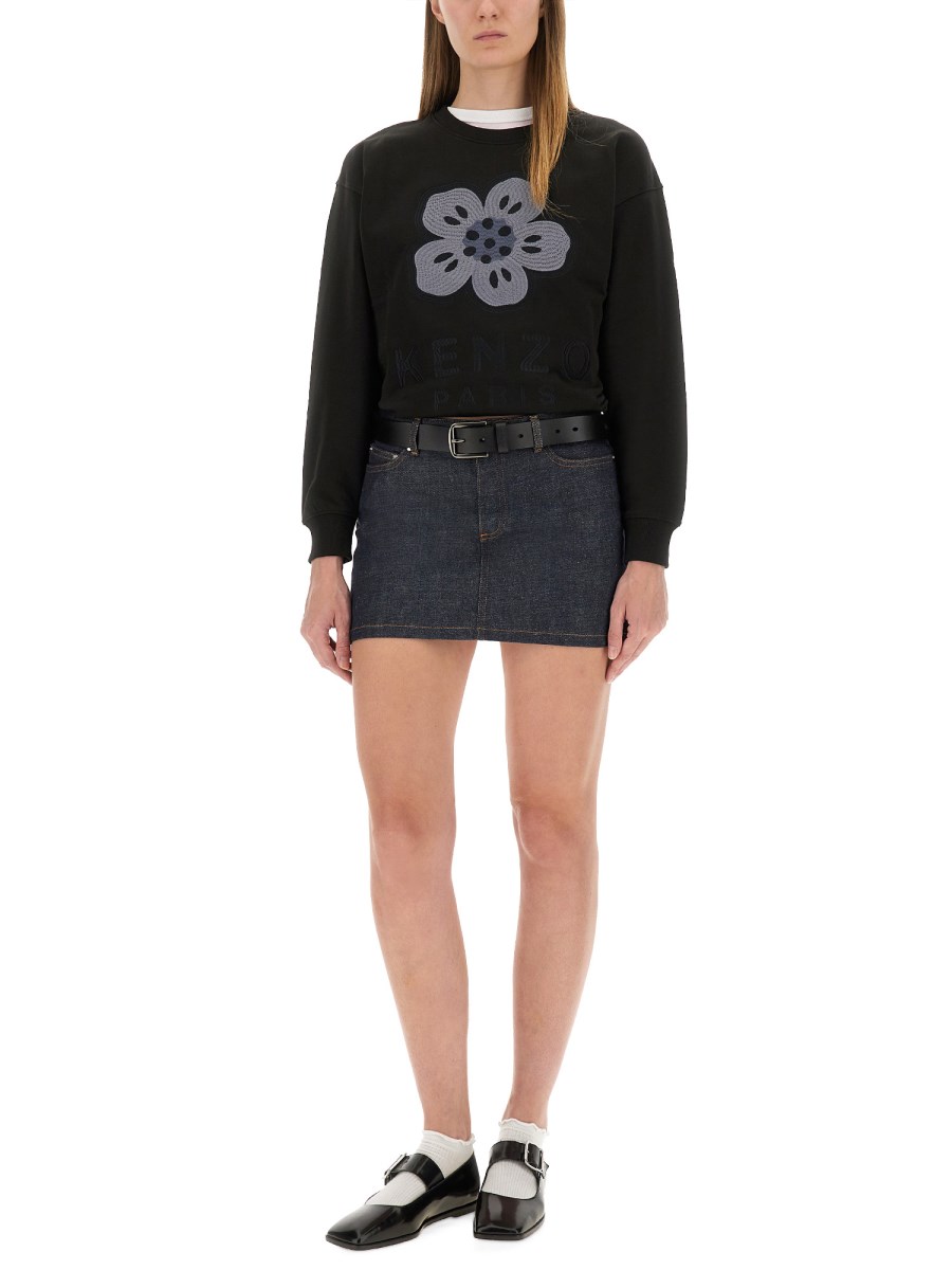 FELPA CON RICAMO BOKE FLOWER