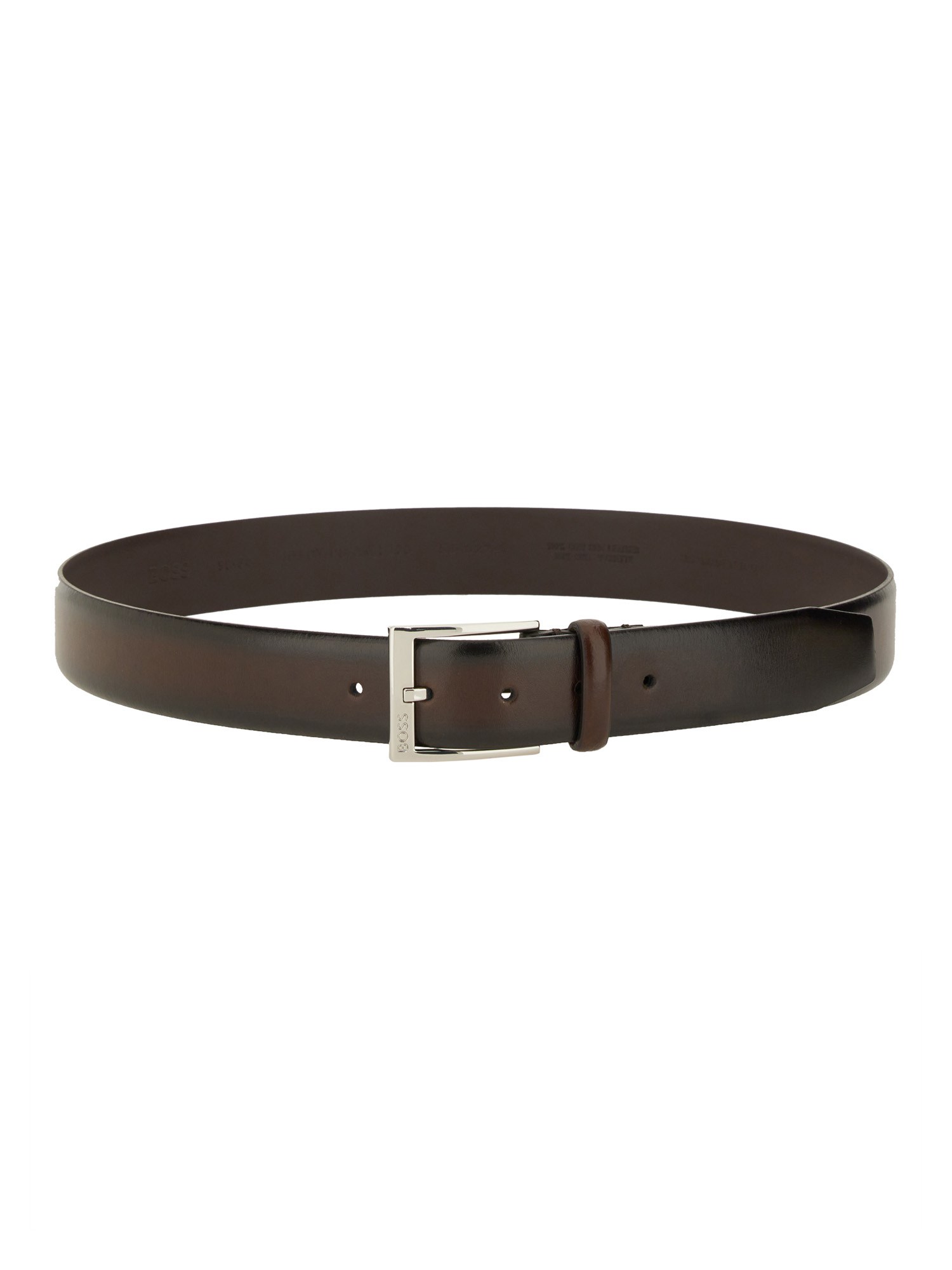 Hugo Boss Leather Belt In Brown