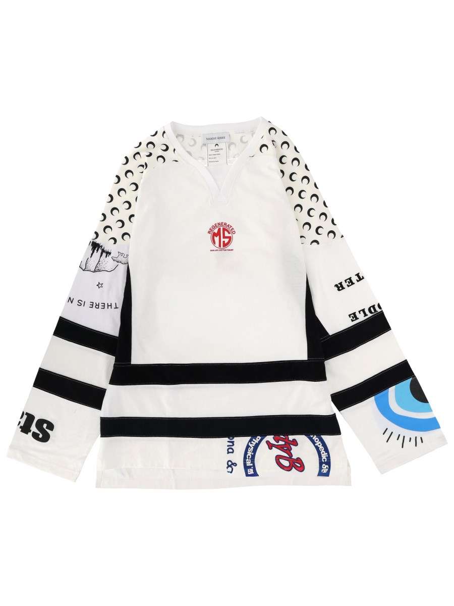 T-SHIRT DA HOCKEY UPCYCLE GRAPHIC