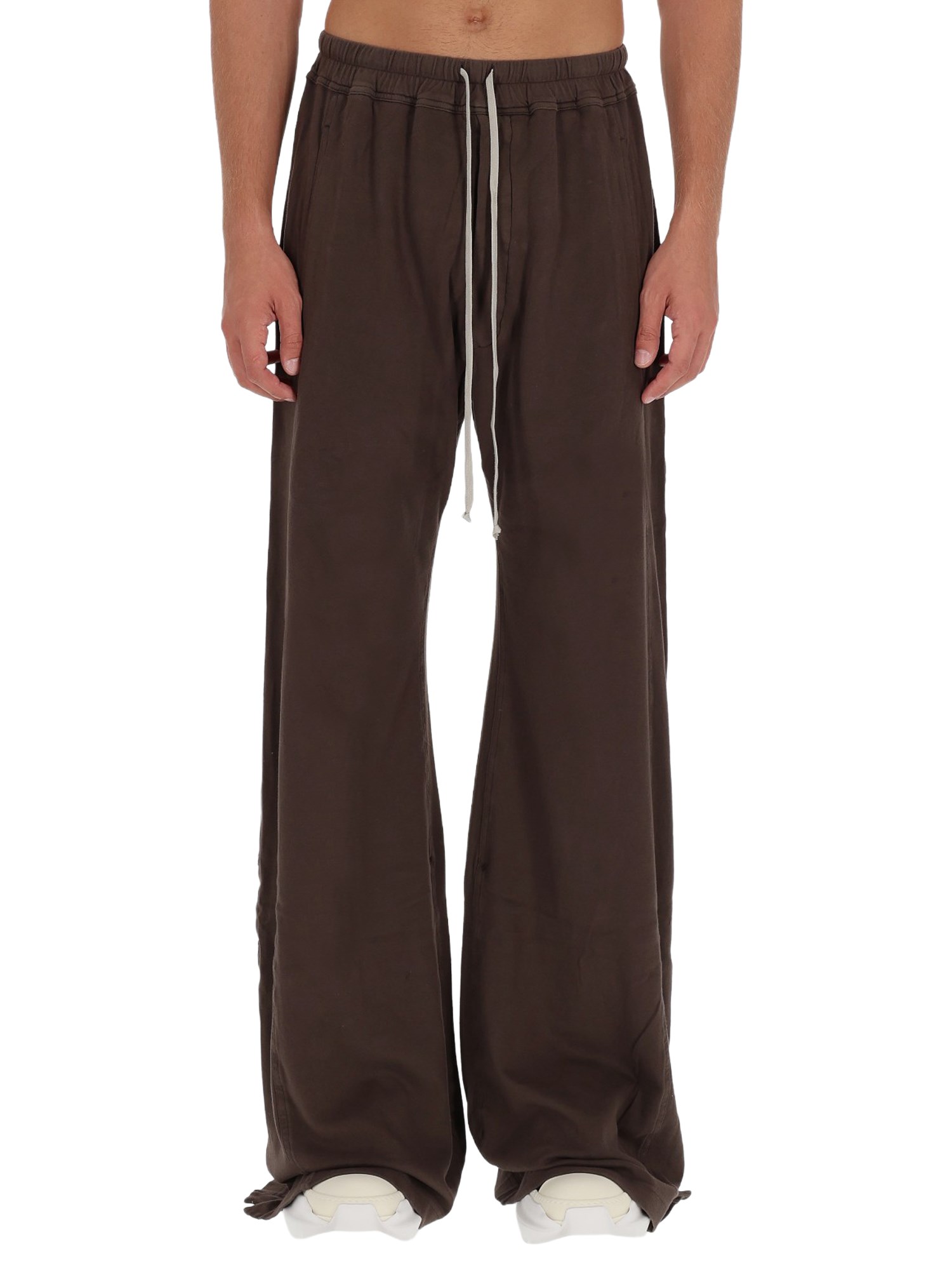 Rick Owens Drkshdw Pants "pusher" In Brown