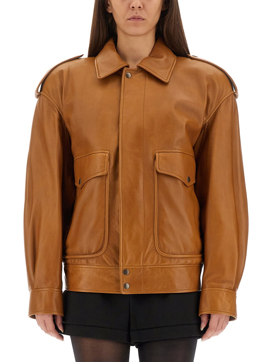 GIACCA OVERSIZE IN PELLE