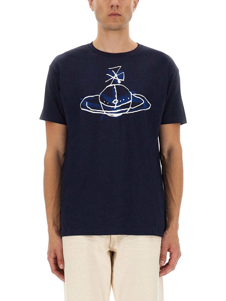 T-SHIRT CON STAMPA ORB
