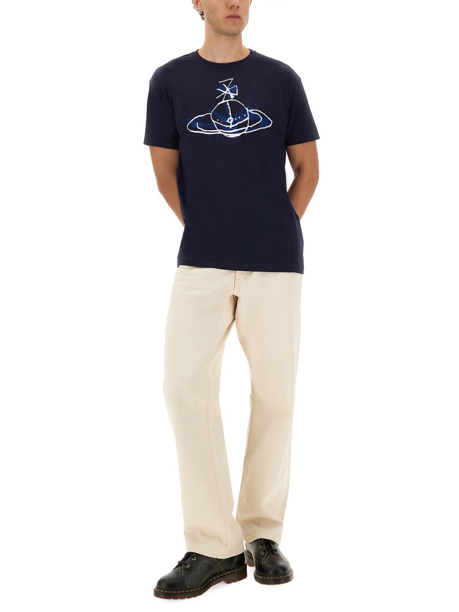 T-SHIRT CON STAMPA ORB