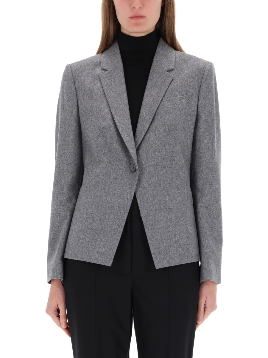 BLAZER IN FLANELLA