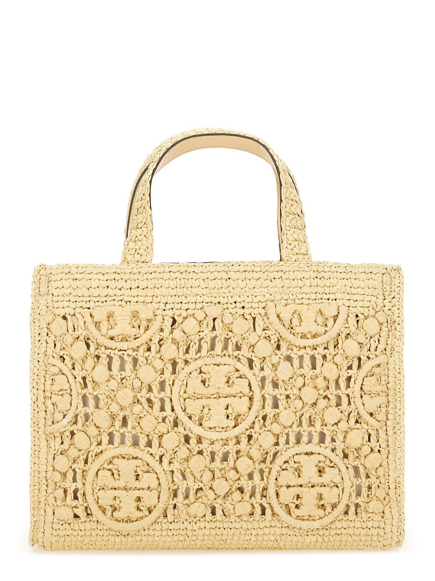 tory burch t monogram shopping bag