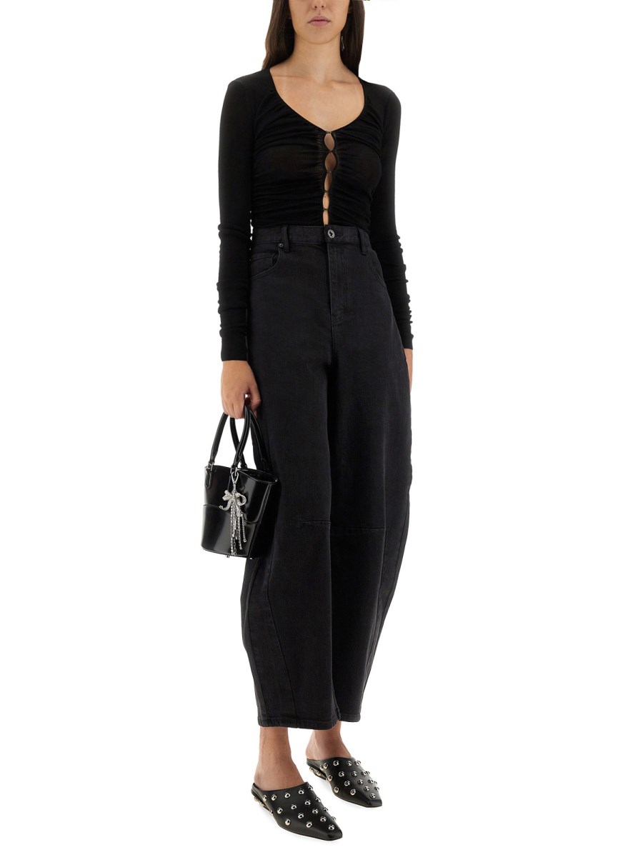 TOP IN MAGLIA DI VISCOSA