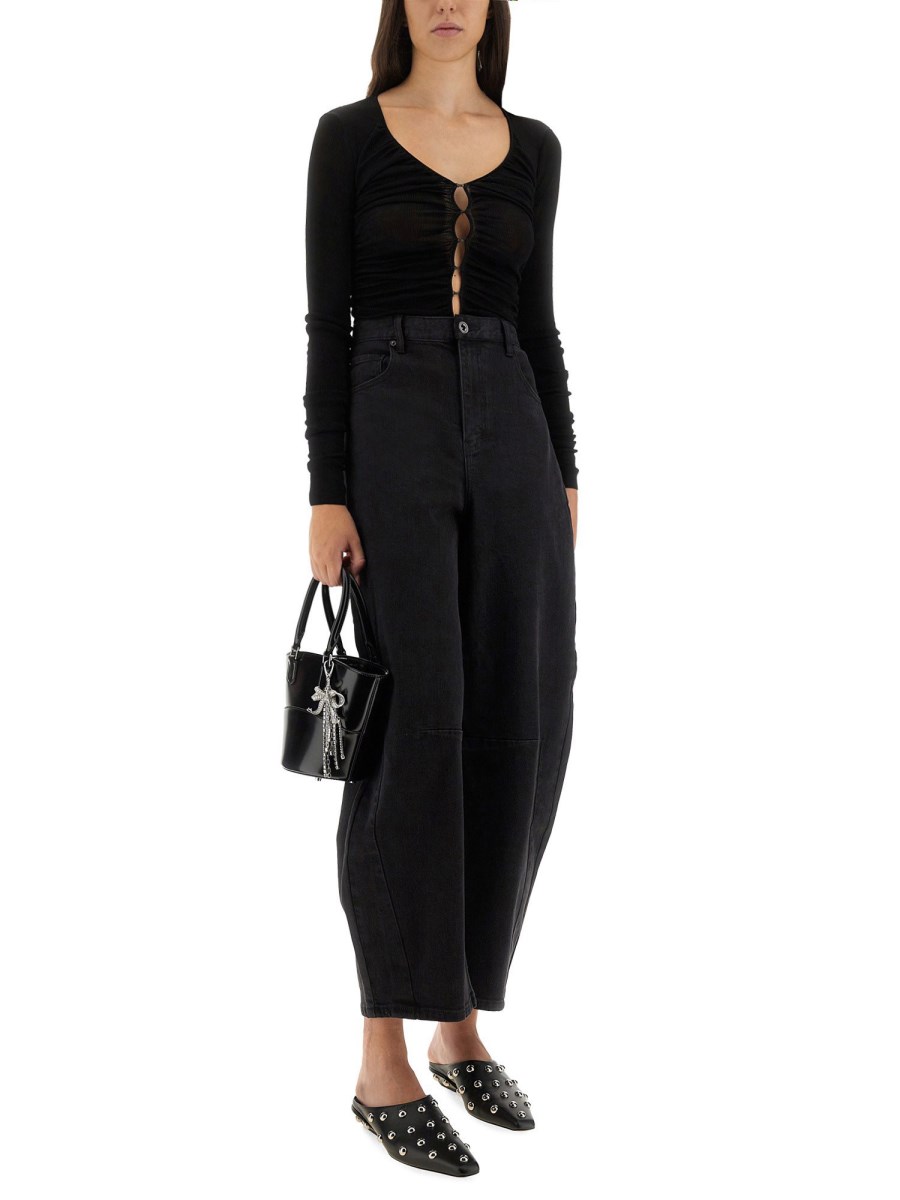 TOP IN MAGLIA DI VISCOSA