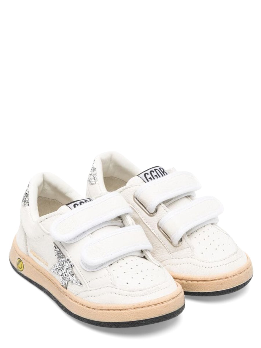 ballstar strap nappa upper glitter star and heel