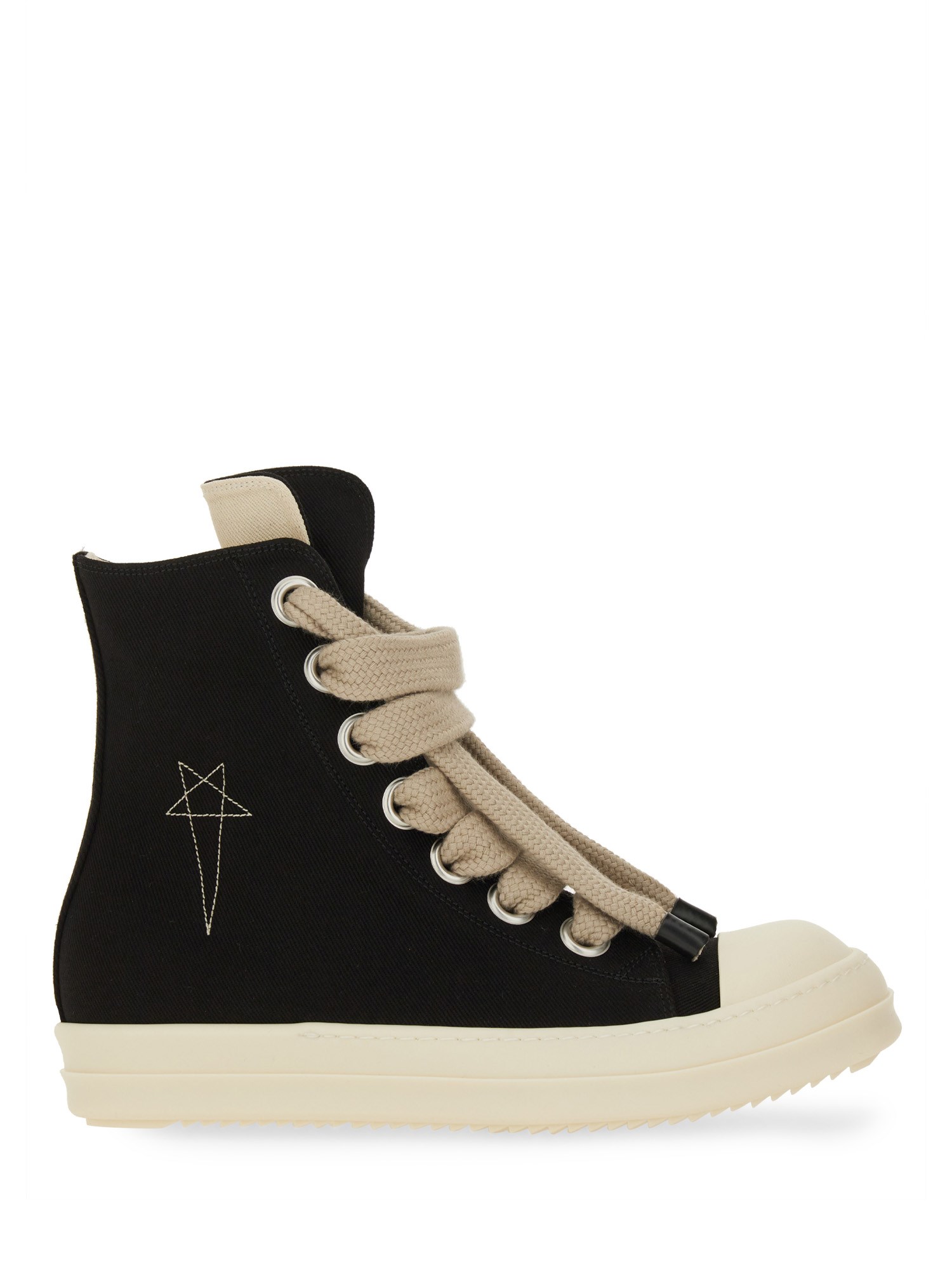 Rick Owens Drkshdw "jumbolace Sneaks" Sneakers In Black