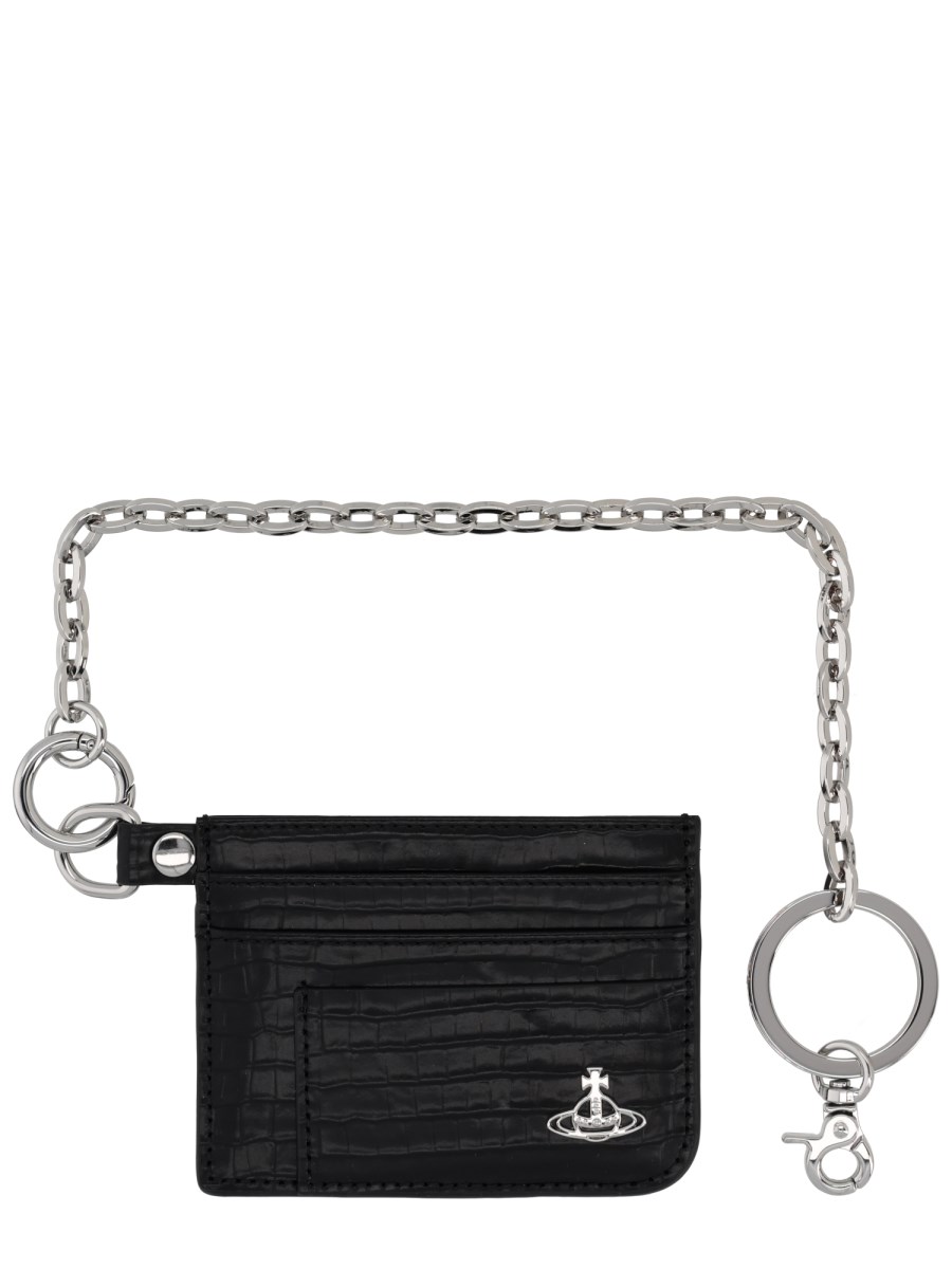 PORTACARTE CON CATENA