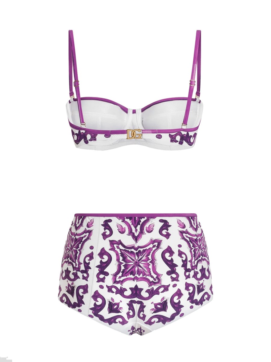 COSTUME BIKINI STAMPA MAIOLICA