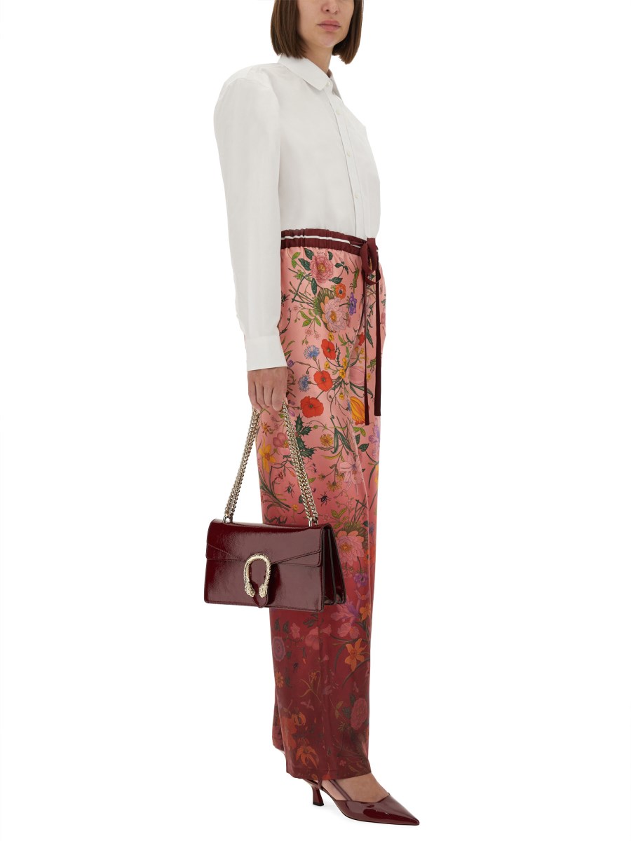 PANTALONE IN SETA STAMPATO
