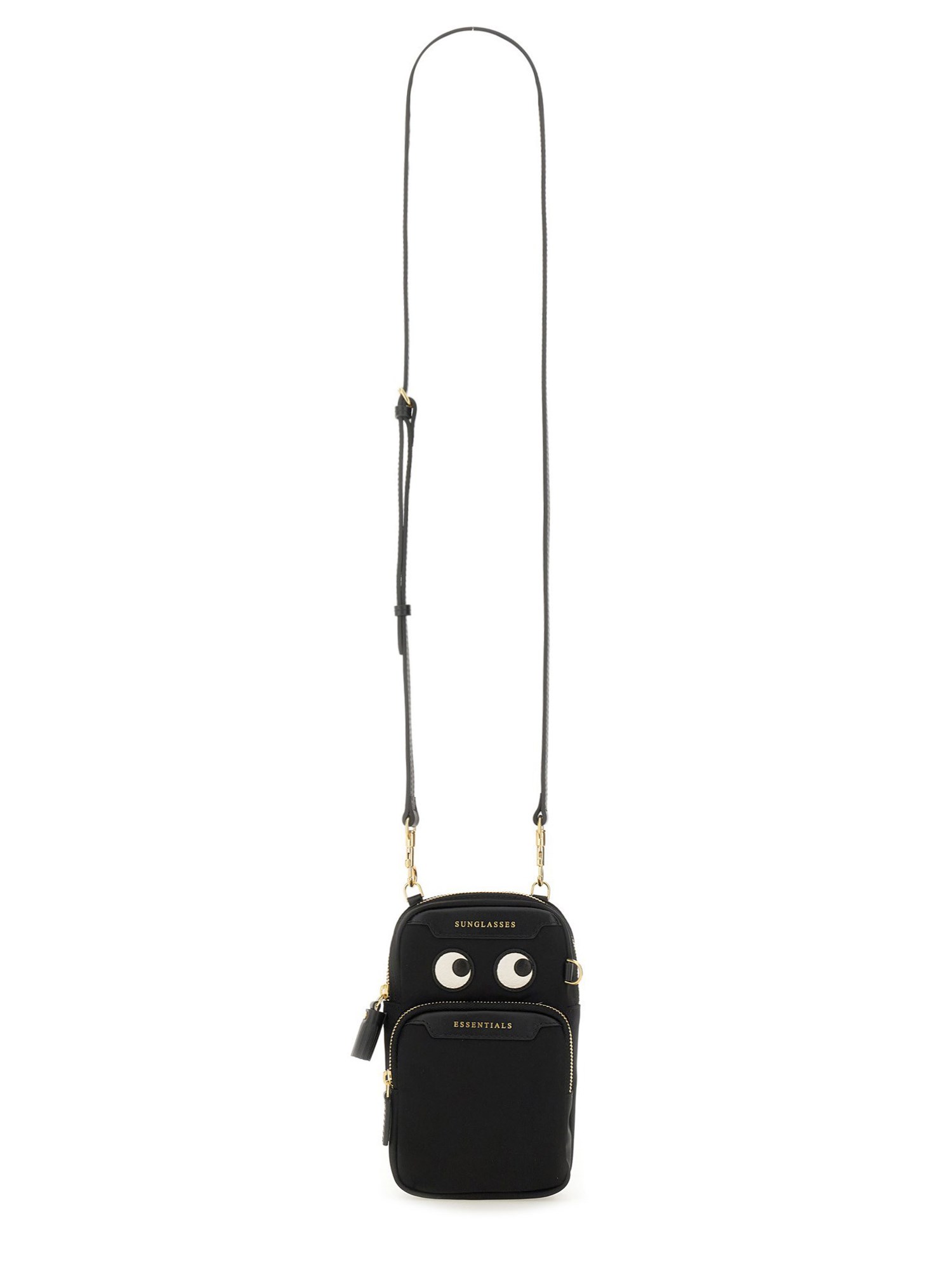 Anya Hindmarch Essentials Eyes Shoulder Bag In Black