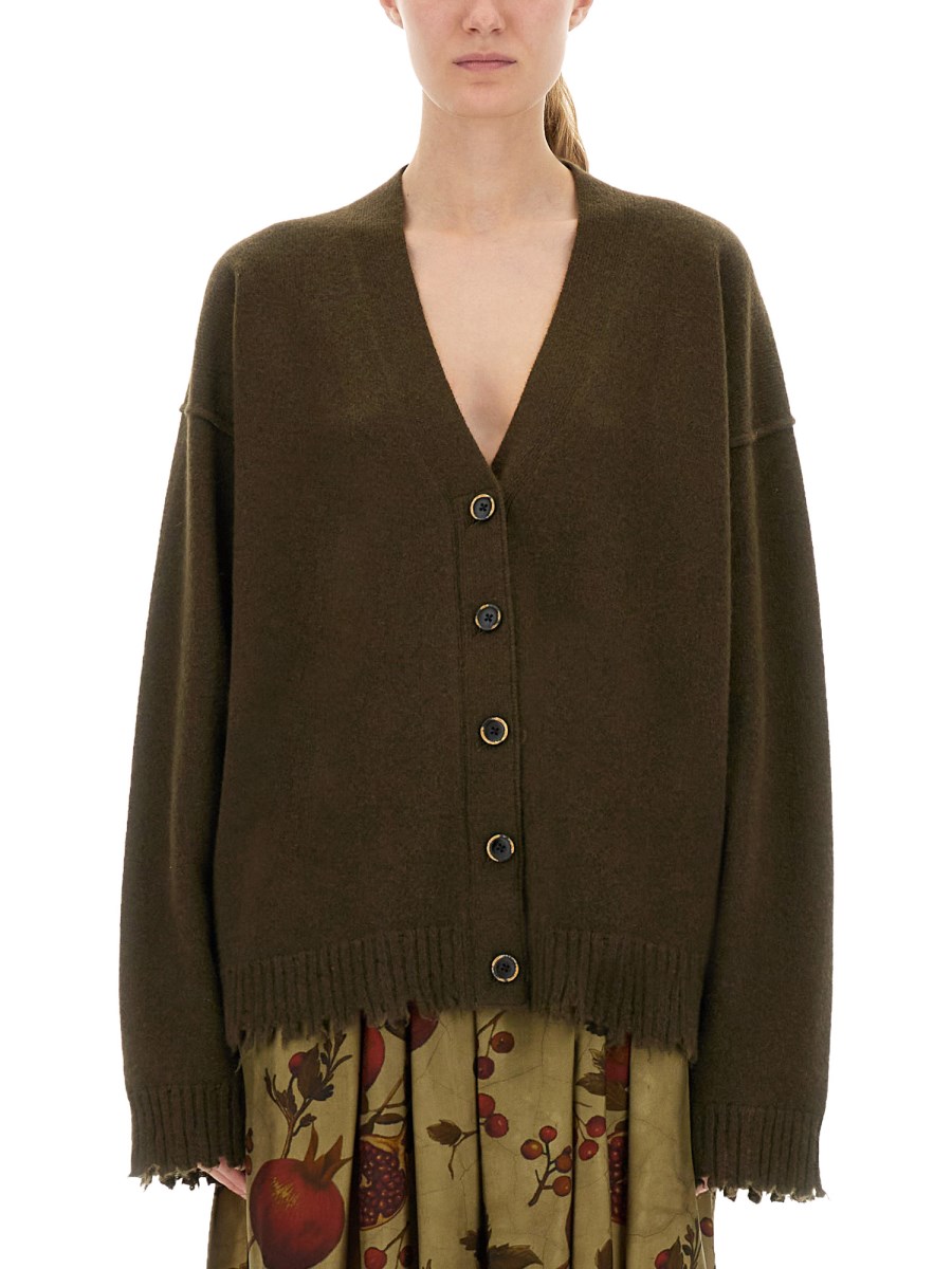 CARDIGAN IN CASHMERE CON BOTTONI