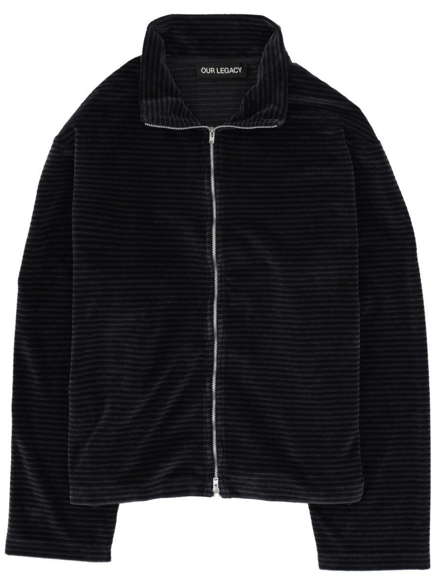 FELPA SHRUNKEN CON ZIP