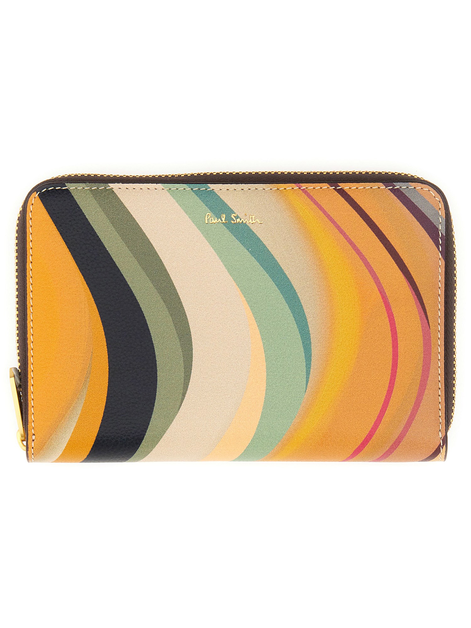 Paul Smith "dusky Swirl" Wallet In Brown