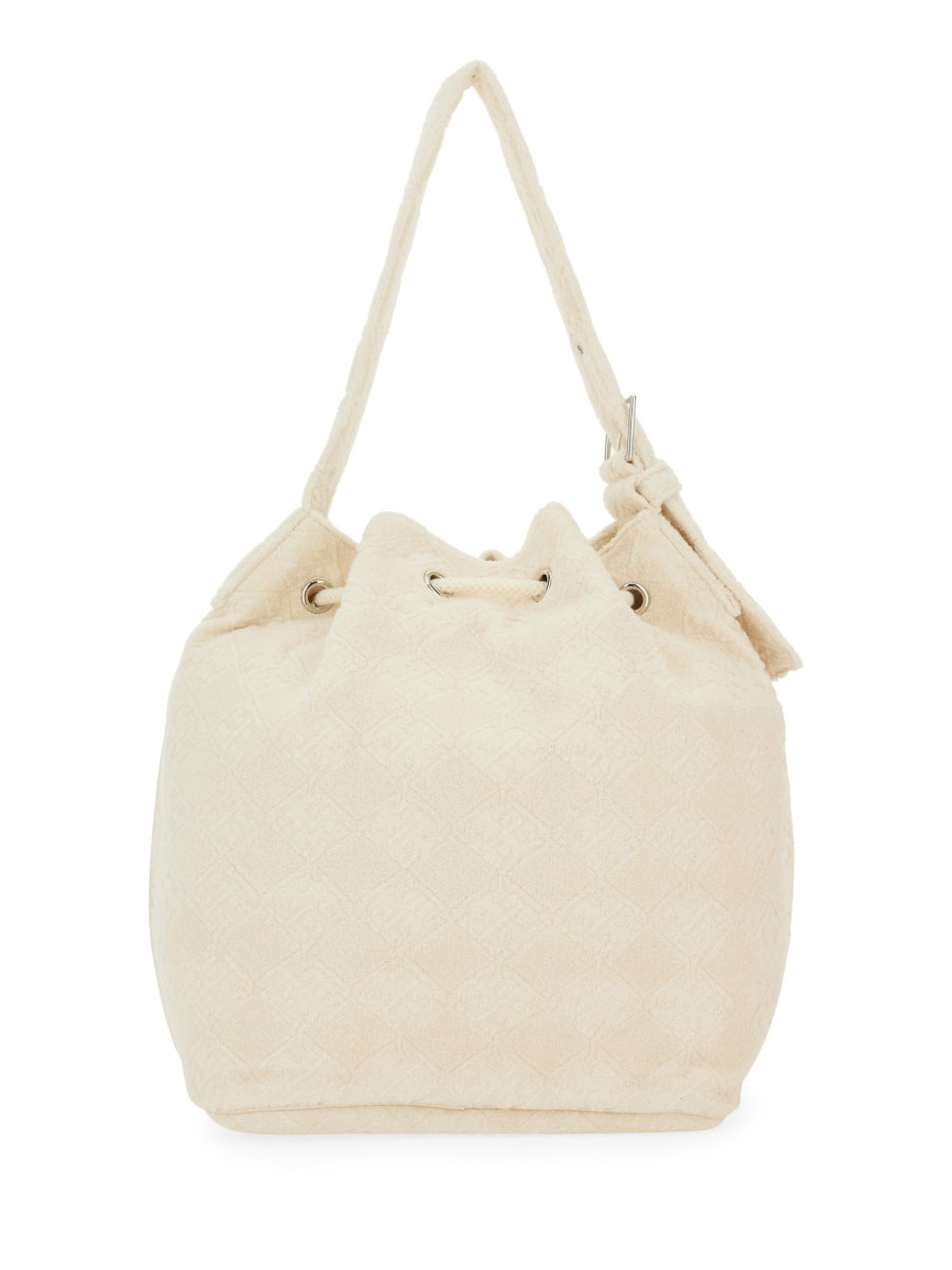 BORSA T MONOGRAM A SECCHIELLO OVERSIZE