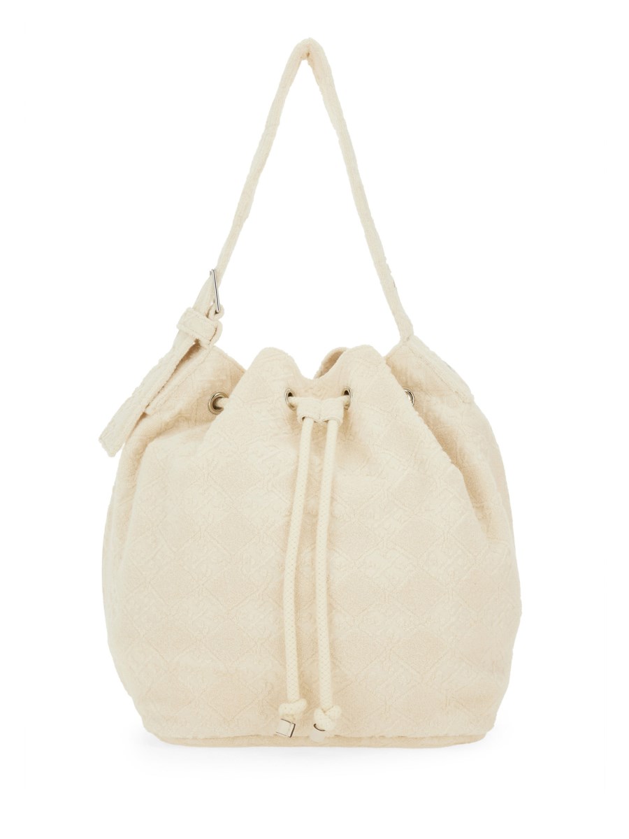 BORSA T MONOGRAM A SECCHIELLO OVERSIZE