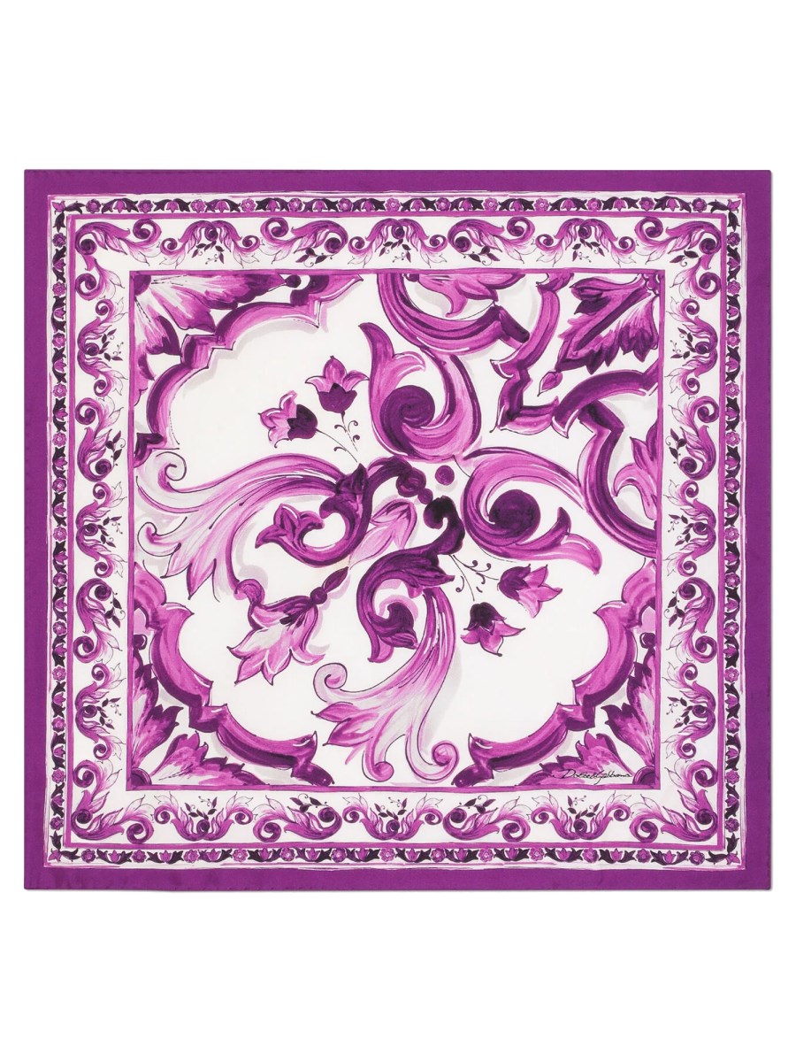 FOULARD IN TWILL CON STAMPA